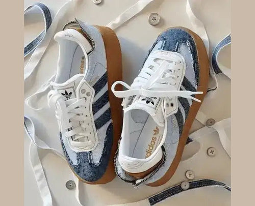 Adidas Samba Silver Metallic Cracked Leather (Special Edition)