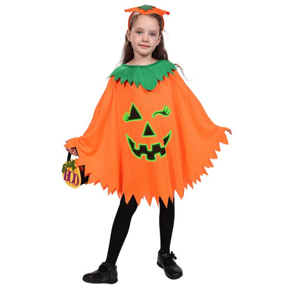 Pumpkin Glow Cloak One Size