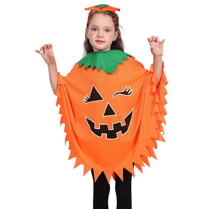 Pumpkin Glow Cloak One Size