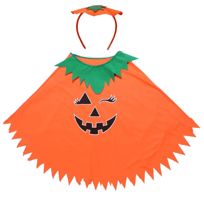 Pumpkin Glow Cloak One Size