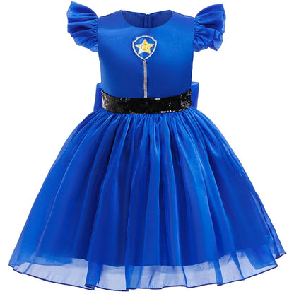 Puppy Patrol Blue Tutu Dress