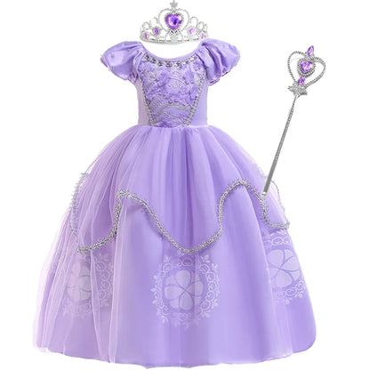 Purple Princess Gown & Accessory Set
