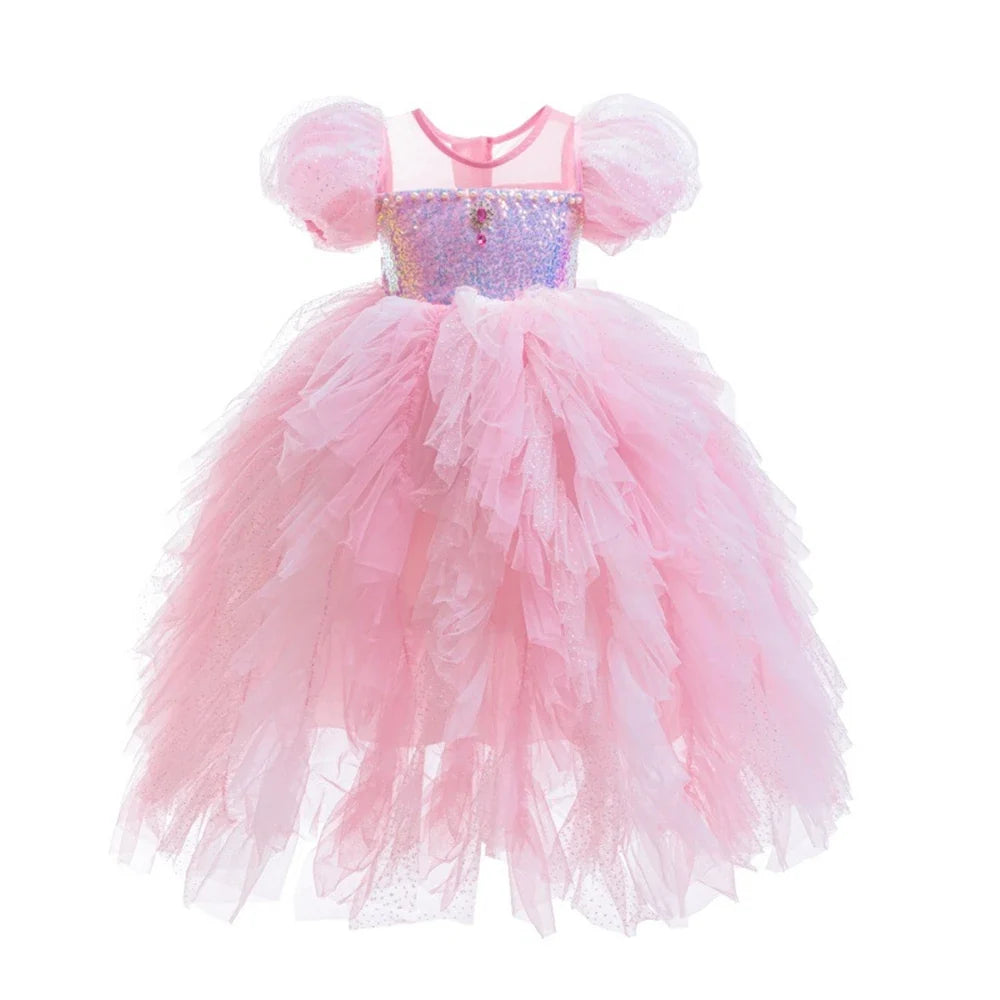 Royal Pink Blossom Gown