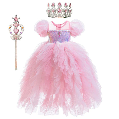 Royal Pink Blossom Gown