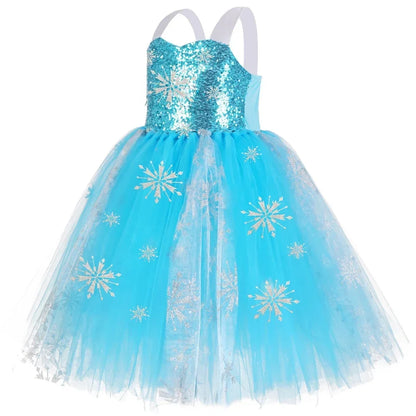 Snow Queen Sequin Princess Dress