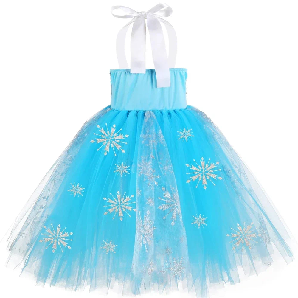 Snow Queen Sequin Princess Dress
