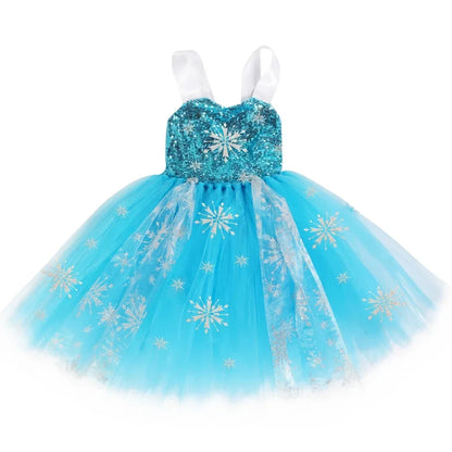 Snow Queen Sequin Princess Dress