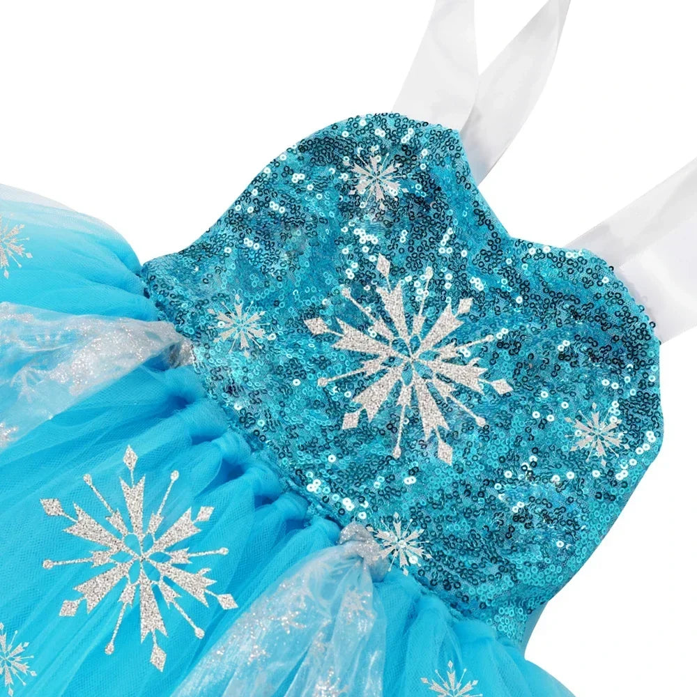 Snow Queen Sequin Princess Dress