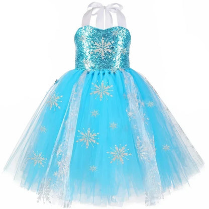 Snow Queen Sequin Princess Dress