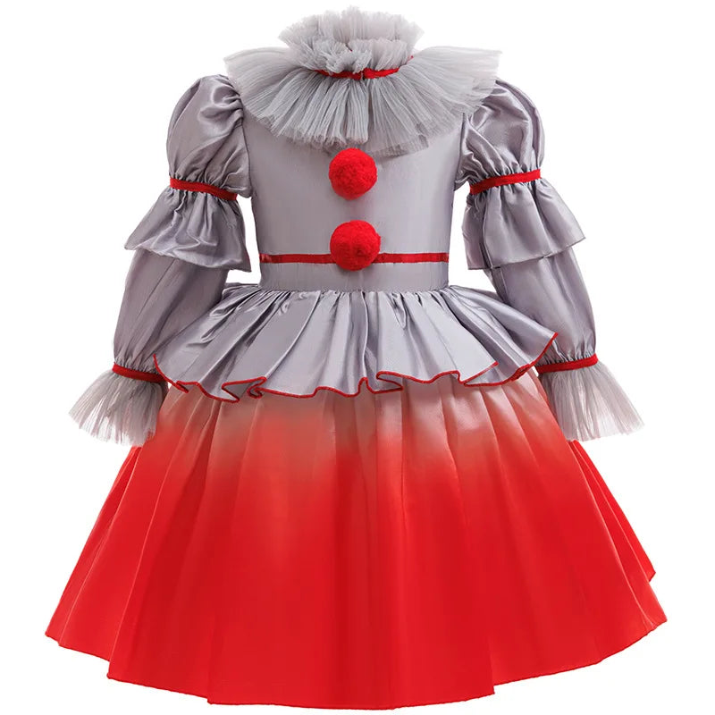 Spooky Circus Clown Costume Dress
