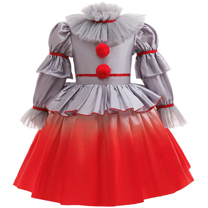 Spooky Circus Clown Costume Dress