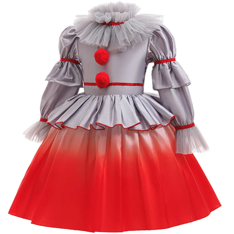 Spooky Circus Clown Costume Dress