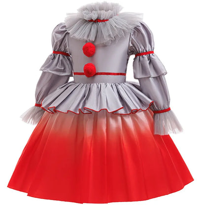 Spooky Circus Clown Costume Dress