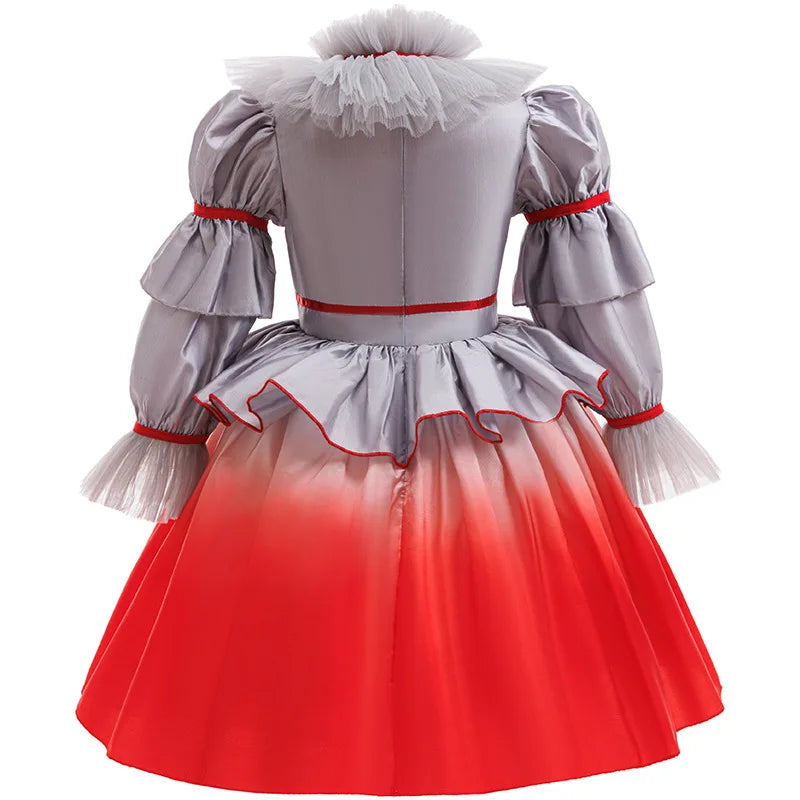 Spooky Circus Clown Costume Dress