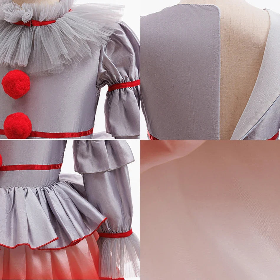 Spooky Circus Clown Costume Dress