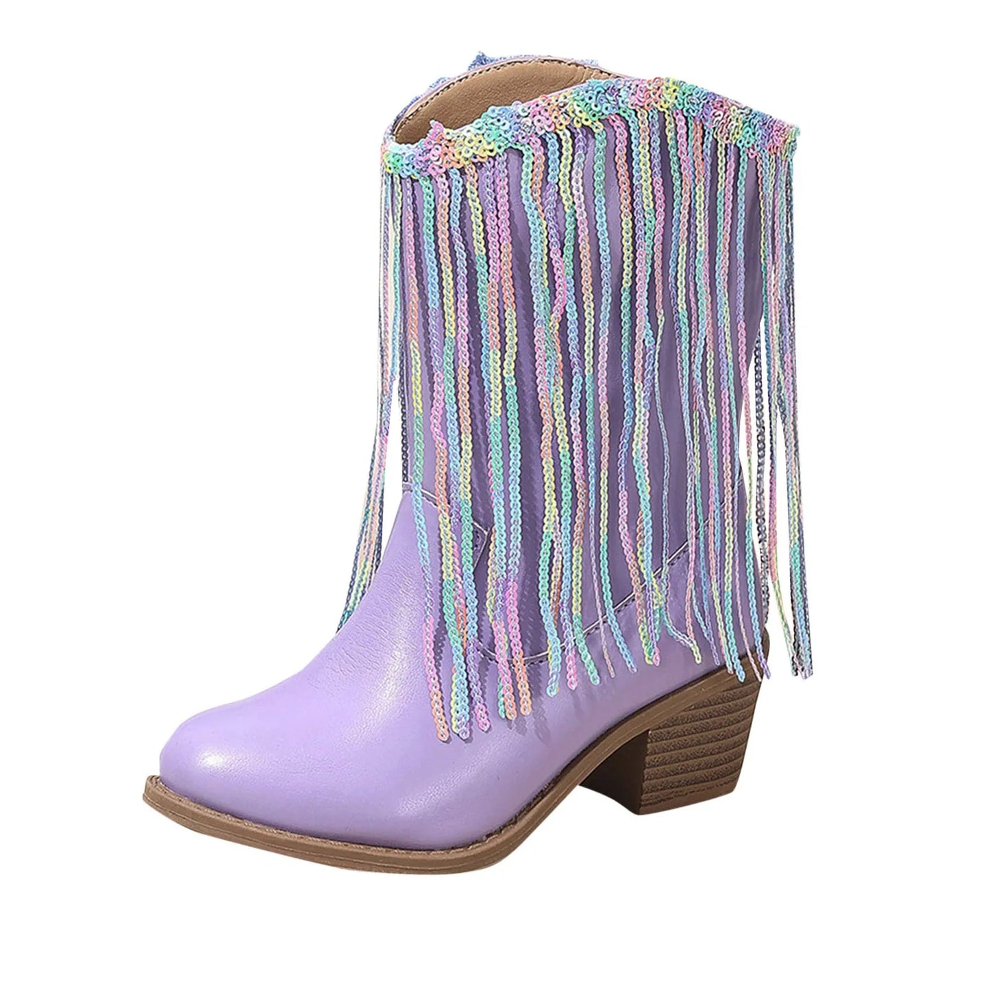 Tassel Charm Cowgirl Boots