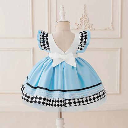 Wonderland Blue Party Dress